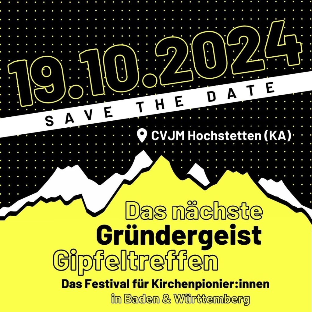 Gründergeist Gipfeltreffen 2024 Ankündigung